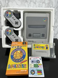 t☆Nintendo 任天堂 スーパーファミコン スーファミ SHVC-001 SHVC-005 スーパーマリオコレクション セット売り ACアダプター付き 通電品