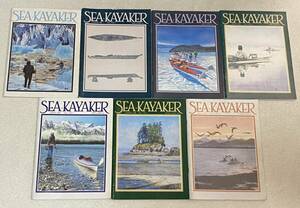 SEA・KAYAKER　シーカヤッカー 洋書 1986～1988年 7冊セット 