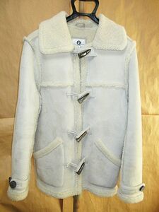 GOODENOUGH グッドイナフ　名作　アーカイブ　MOUTON-SHEEP DUFFLE-SHORT　GE-151012　リアル　ムートン　ダッフル　コート　S