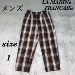 LA MARINe FRANCAISe (1) クロップドパンツ メンズ 日本製