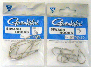 がまかつ　サイワッシュフック / Gamakatsu　SIWASH HOOKS　 size2　size2/0　2個セット 6