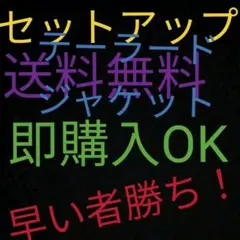 室内で試着のみ 美品 テーラードジャケット セットアップ