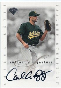 MLB 1996 LEAF(DONRUSS) SIGNATURE 　CARLOS REYES カルロス・レイエス 直筆サイン　 新品ミント状態品 