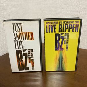 ●稀少●VHS 2本セット● B’z 『LIVE RIPPER 歌詞付』『Just Another Life』 ビーズ 稲葉浩志 松本孝弘 音楽　ライブ動画●Ａ351