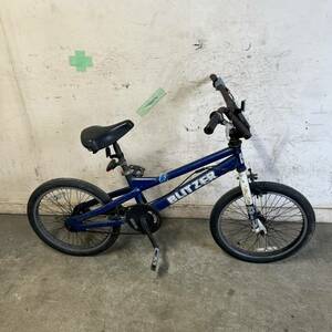 217□岐阜発　△ BLITZER / BMX自転車 / ジャイロ / 20インチ / 走行確認 / サビ等あり / 現状品　R5.12/15□