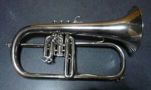 COUESNON FLUGELHORN NICKEL-SILVER PLATED RARE!!