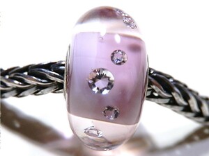 トロールビーズ★Trollbeads★Shade of Sparkle Rose★刻印有★新品★リミテッドエディション★入手不可★ダイヤモンド★定価9,240円★