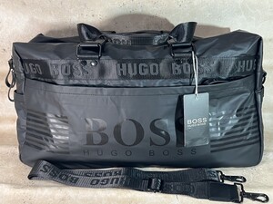 HUGO BOSS　ヒューゴ・ボス　ボストンバッグ　ショルダーバッグ　スポーツバッグ　2way　ブラック　未使用