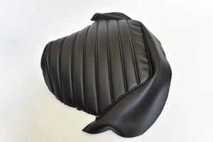 縫製済 ジャイロキャノピー シート カーボン 防水タックロール 表皮 生地 レザー HONDA GyroCanopy seat leather carbon black waterproof