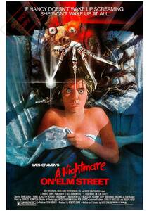 US版ポスター『エルム街の悪夢』（A Nightmare on Elm Street）1984★フレディ・クルーガー/ホラー/スプラッター
