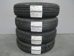 新品4本■送料込み￥13,800～■ブリヂストンK370■145/80R12LT 80/78N■2024年製■軽バン軽トラエブリーキャリーハイゼットサンバーNバン