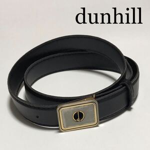 ◇◆1円◆◇ 本物 Dunhill ダンヒル ベルト 送料無料 シルバー ゴールド コンビバックル