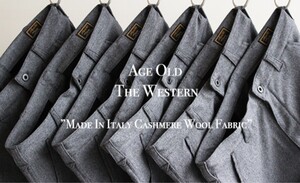 AGE OLD by FORT The Western Trousers Made in Italy Cashmere Fabric size M《エイジオールド》ザ ウェスタン トラウザーズ カシミヤ