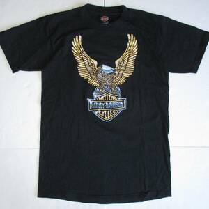 HARLEY DAVIDSON ハーレーダビッドソン イーグル 鷲 made in usa アメリカ製 バックプリント 両面 Tシャツ M 00s ビンテージ vintage 