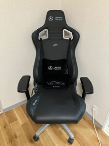  【直接引き取り大歓迎】 【美品】 noblechairs EPIC エピック noble ゲーミングチェア メルセデスベンツ AMG PETRONAS