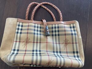 バーバリー　チェック　ハンドバッグ　レディース バーバリー BURBERRY