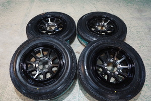 【新品 未使用 SET】175/80R16 175/80-16 ブリヂストン マッドヴァンス06 16 5H139.7 5.5J+22 ジムニー JB23W 4WD 4X4