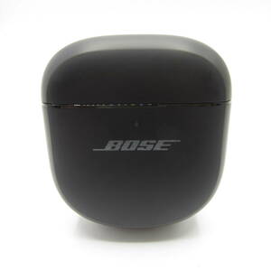 T2392☆ボーズ BOSE ワイヤレスイヤホン QuietComfort Ultra Earbuds 充電ケースのみ (441408) ブラック 充電確認済み 中古品