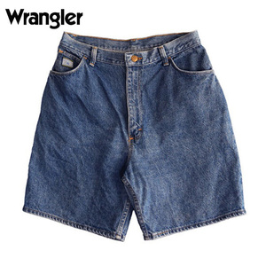 【980円スタート】USA製 古着 Wrangler ラングラー デニムパンツ ジーパン ハーフパンツ ジーンズ デニム 半ズボン W29相当 CE0049