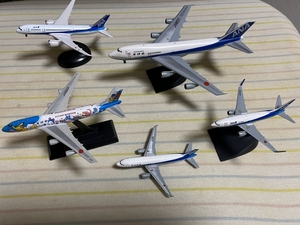 ANA B737 B747 B787 B737 他ミニチュア5機セット