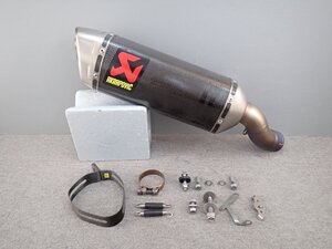 【良品】　AKRAPOVIC　アクラポビッチ　スリップオン　マフラー　ZX-10R　21-　チタン　カーボン