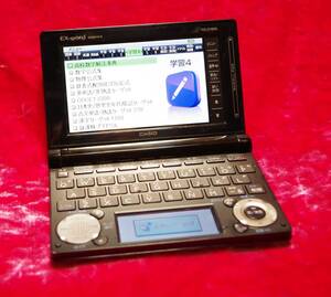 CASIO 電子辞書 EX-word XD-D4800　ブラック　動作品