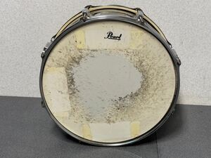 Pearl スネアドラム ドラム 打楽器 STEEL SHELL パール 中古品