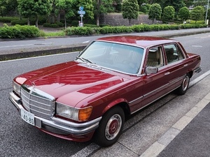 W116　BNEZ450SEL　W126用5.0L-Ｖ8エンジン＆4速ＡＴ　乗せ換え公認　ダブルバンパー　ベージュインテリア