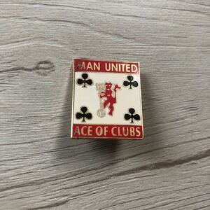 マンチェスターユナイテッド　MAN UNITED ACE OF CLUBS ピンズ　ピンバッジ 