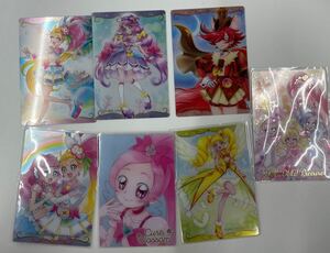 プリキュア　7枚　まとめ売り　カードウエハース　　　　　　キュアブロッサム　キュアスパークル　キュアコーラル