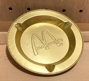 McDONALD’S マクドナルド 灰皿 ヴィンテージ アッシュトレイ 金 ゴールド デッドストック