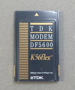 KN4734 【ジャンク品】 TDK DF5600/J PCMCIA Data Fax Modem FAXモデム