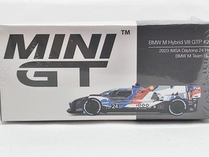 MINI GT　1/64　BMW M ハイブリッド V8 GTP #24 2023 IMSA デイトナ24h BMW M チーム RLL　MGT00670-L　ミニカー　同梱OK　1円スタート★S