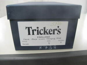 Tricker’s　品番：M7278/8001　モデル名：DANIEL　size 8 fitting 5