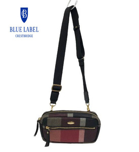 ○★新品未使用　BLUE LABEL CRESTBRIDGE (ブルーレーベル・クレストブリッジ)　2way　ショルダーバッグ　レッド★○