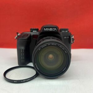 ♪ MINOLTA α-7 一眼レフカメラ フィルムカメラ ボディ AF ZOOM 24-85mm F3.5[22]-4.5 レンズ 動作確認済 ミノルタ