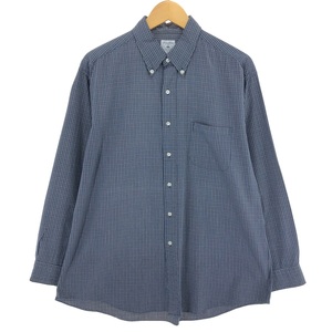 古着 ブルックスブラザーズ Brooks Brothers SPORT SHIRT 長袖 ボタンダウンチェックシャツ メンズL相当 /eaa493513