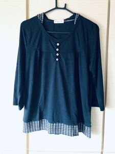 ☆新品　未着用　トップス　カットソー フード付き　Tシャツ　大きいサイズ　ゆったり　3L☆