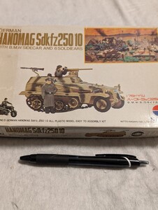 送料込み！ジャンク扱い！　ニットー　1/76 ハノーマグ Ｓdkfz250/10 &　BMWサイドカー　セット　組立説明書なし　 未組立