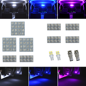 マジェスタ 200系 LED ルーム球セット 選べる3色 ホワイト ブルー ピンク ルームランプ カーテシランプ バニティランプ フットランプ