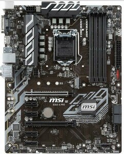 MSI B360-A PRO LGA 1151 (300 Series) Intel B360 SATA 6Gb/s USB 3.1 ATX Intel Motherboard