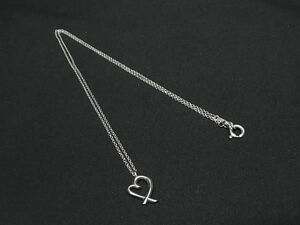 1円 ■美品■ TIFFANY＆Co ティファニー パロマピカソ ラビングハート SV925 ネックレス アクセサリー レディース シルバー系 FC9912