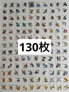 ポケモンパン　デコキャラシール　130枚