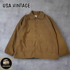 【USA VINTAGE】 ダック地カバーオール裏地ブランケットメンズXL