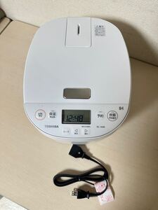 【中古動作品】東芝 炊飯器 5.5合 IH ホワイト RC-10HR 炊飯器 5.5合 【2023年製】