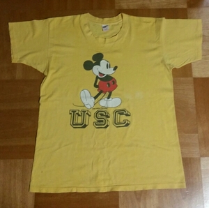 レア！ヴィンテージ ミッキー　Tシャツ　XL USC　Mickey