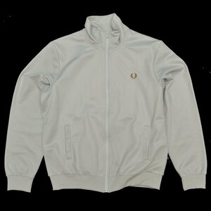 FRED PERRY フレッドペリー JERSEY TRACK JACKET トラックジャケットJ6000 ポルトガル製 Lサイズ メンズ LIGHT OYSTER M999544