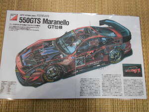 MM透視イラスト　フェラーリ550GTSマリネロGT仕様