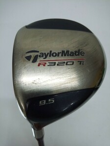 TaylorMade R320 Ti 9.5度 1W flex:S メンズ左 オリジナルカーボンシャフト テーラーメイド ドライバー ヘッドカバー付き