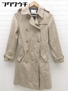 ◇ ◎ MOUSSY マウジー 長袖 トレンチコート サイズ1 ベージュ レディース